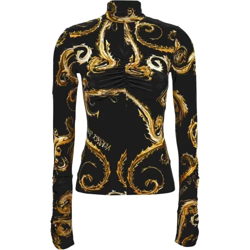 Tops > Long Sleeve Tops - - Versace Jeans Couture - Modalova