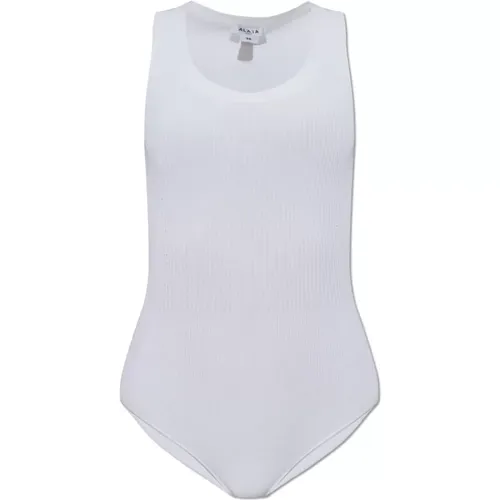 Alaïa - Tops > Body - White - Alaïa - Modalova