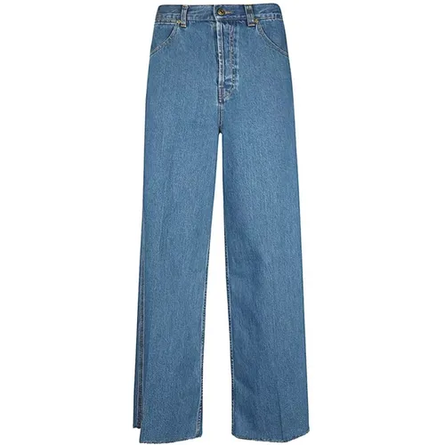 Gucci - Jeans > Wide Jeans - Blue - Gucci - Modalova