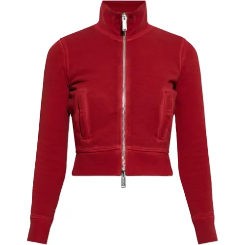 Sweatshirts & Hoodies > Zip-throughs - - Dsquared2 - Modalova