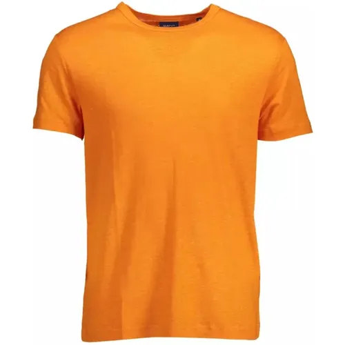 Gant - Tops > T-Shirts - Orange - Gant - Modalova