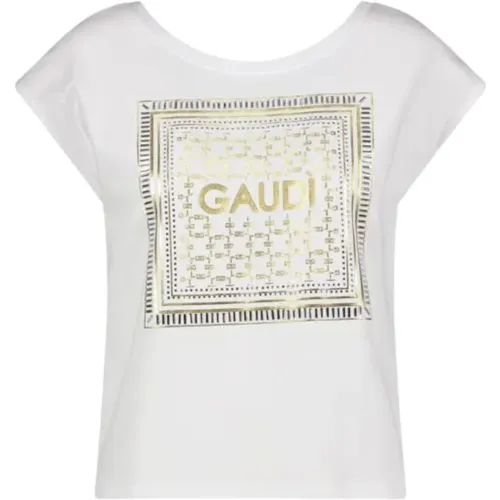 Gaudi - Tops > T-Shirts - White - Gaudi - Modalova