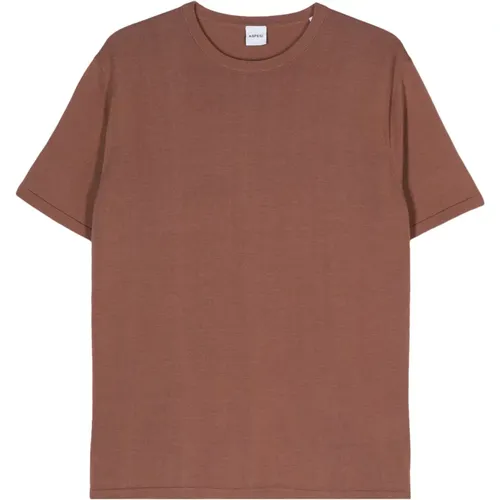 Aspesi - Tops > T-Shirts - Brown - Aspesi - Modalova