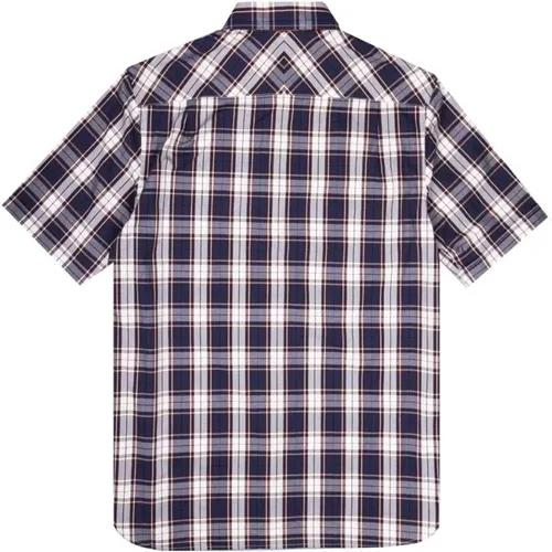 Authentic Button Down Short Sleeve Check Shirt - Fred Perry - Modalova