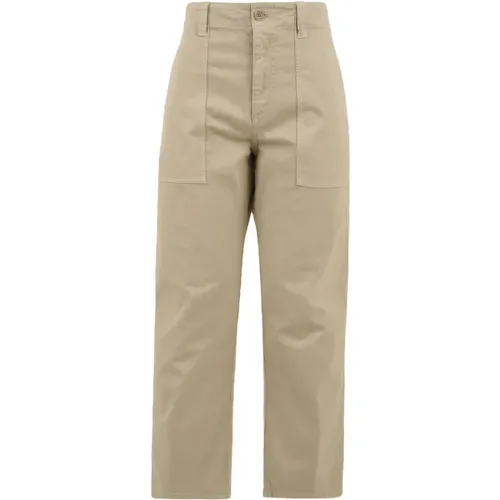 Trousers > Straight Trousers - - Aspesi - Modalova