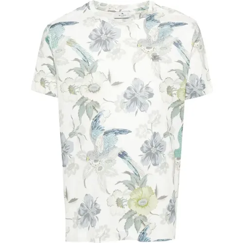 Etro - Tops > T-Shirts - White - ETRO - Modalova