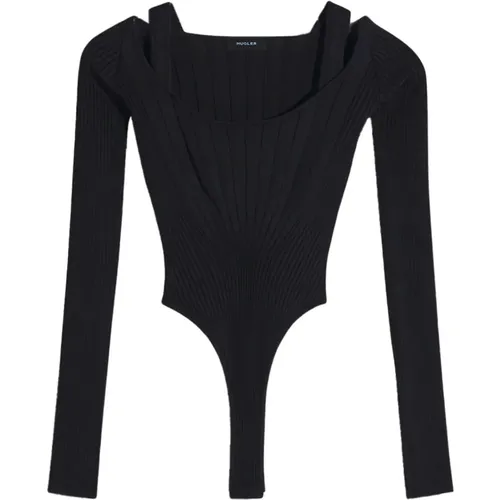 Mugler - Tops > Body - Black - Mugler - Modalova