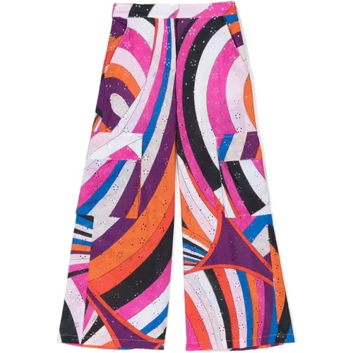 Kids > Bottoms > Trousers - - EMILIO PUCCI - Modalova