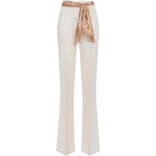 Trousers > Wide Trousers - - Elisabetta Franchi - Modalova