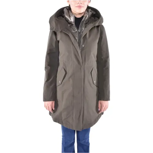 Woolrich - Coats > Parkas - Green - Woolrich - Modalova