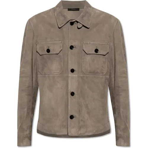 Jackets > Leather Jackets - - Tom Ford - Modalova