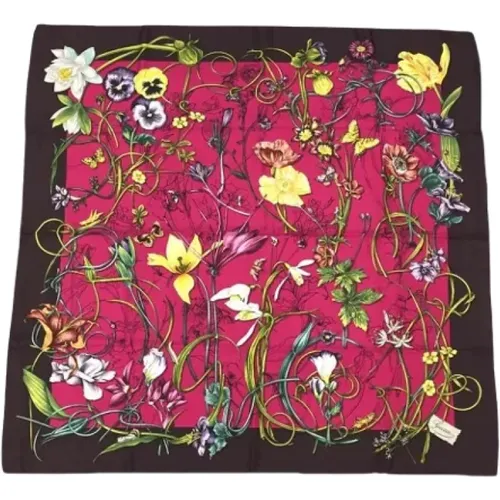 Pre-owned > Pre-owned Accessories > Pre-owned Scarves - - Gucci Vintage - Modalova