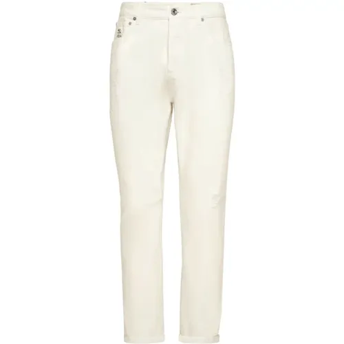 Jeans > Slim-fit Jeans - - BRUNELLO CUCINELLI - Modalova