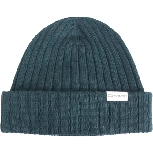 Accessories > Hats > Beanies - - Woolrich - Modalova