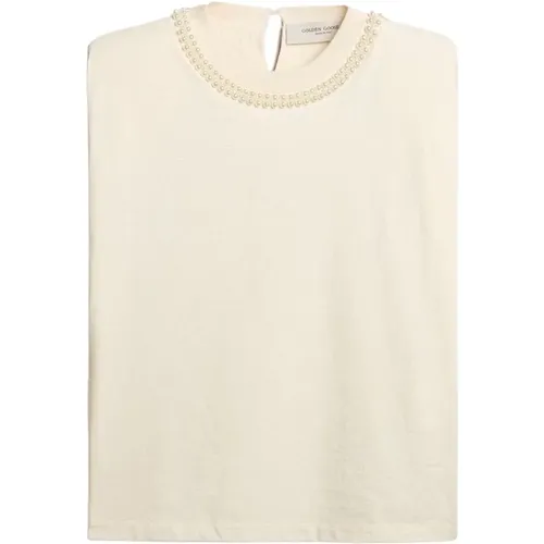 Tops > Sleeveless Tops - - Golden Goose - Modalova