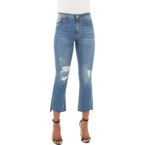 Jeans > Cropped Jeans - - Manila Grace - Modalova