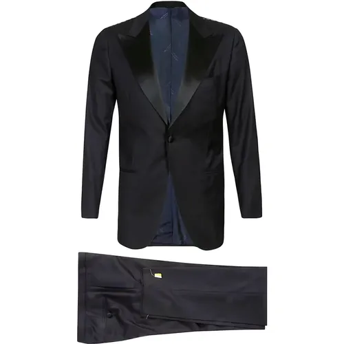 Kiton - Suits > Suit Sets - Blue - Kiton - Modalova