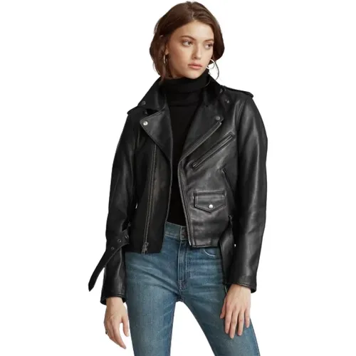Jackets > Leather Jackets - - Polo Ralph Lauren - Modalova