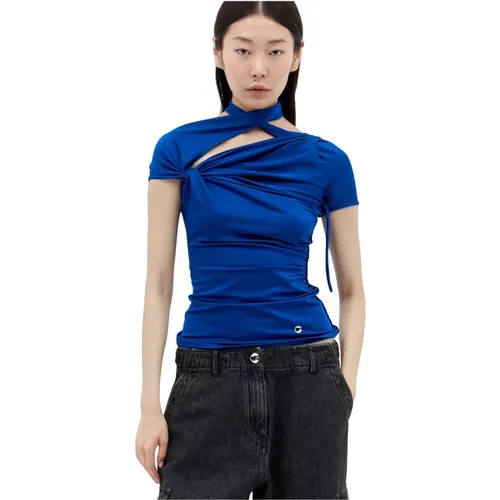 Coperni - Tops > T-Shirts - Blue - Coperni - Modalova