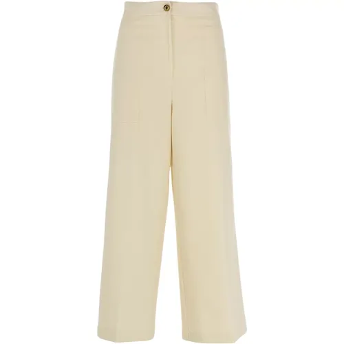 Trousers > Wide Trousers - - pinko - Modalova