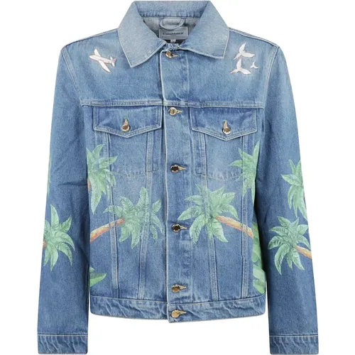 Jackets > Denim Jackets - - Casablanca - Modalova