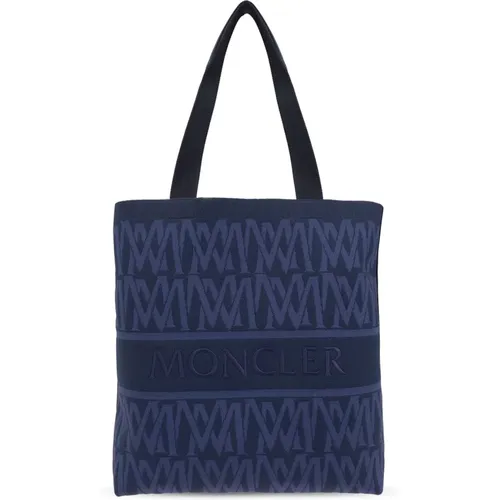 Moncler - Bags > Tote Bags - Blue - Moncler - Modalova