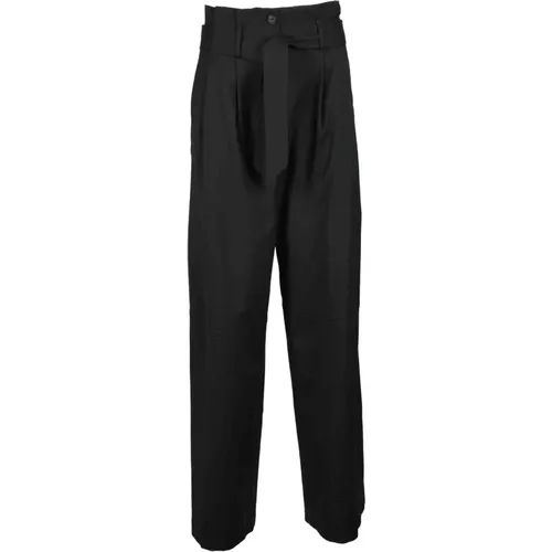 Trousers > Straight Trousers - - pinko - Modalova