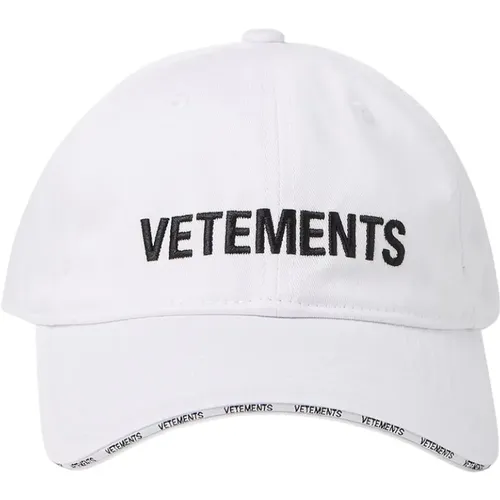 Accessories > Hats > Caps - - Vetements - Modalova