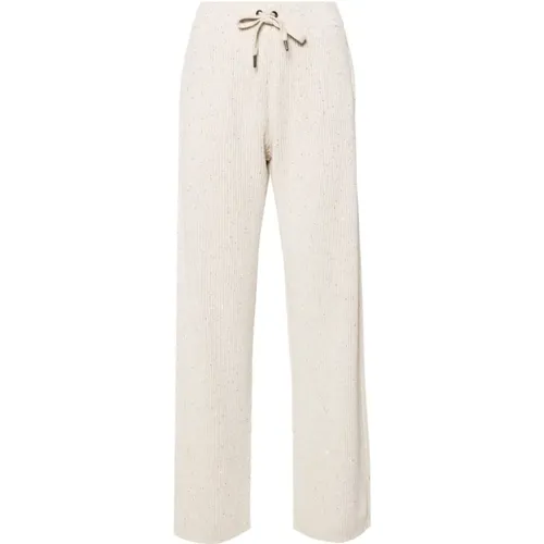 Trousers > Sweatpants - - BRUNELLO CUCINELLI - Modalova