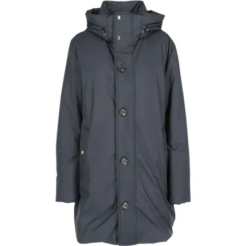 Moorer - Coats > Parkas - Blue - Moorer - Modalova