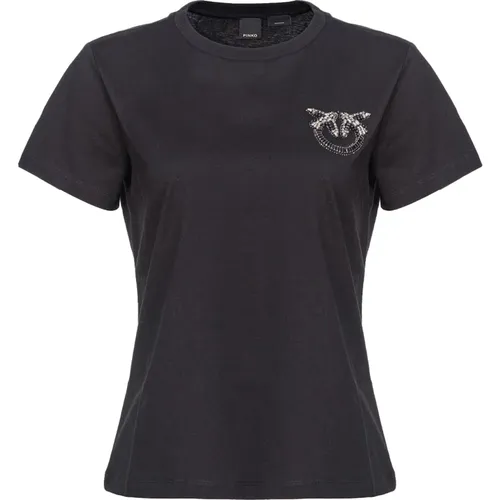 Pinko - Tops > T-Shirts - Black - pinko - Modalova