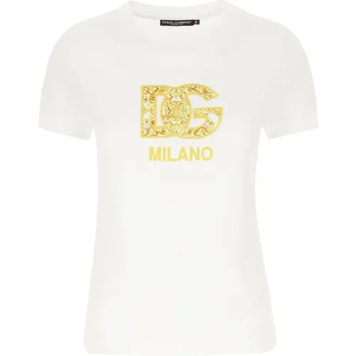 Tops > T-Shirts - - Dolce & Gabbana - Modalova