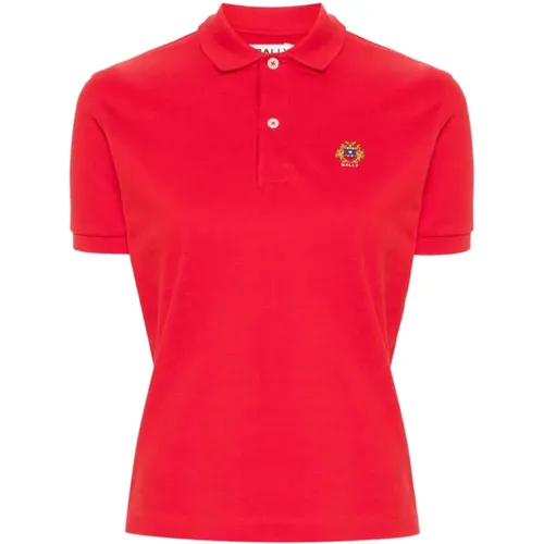 Bally - Tops > Polo Shirts - Red - Bally - Modalova