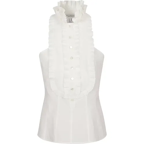 Tops > Sleeveless Tops - - Philosophy di Lorenzo Serafini - Modalova