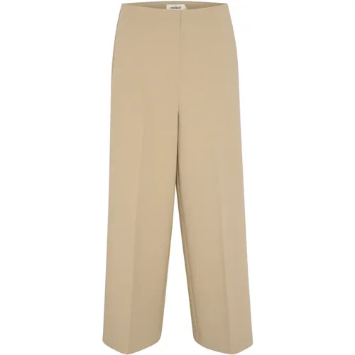 Trousers > Wide Trousers - - Soaked in Luxury - Modalova