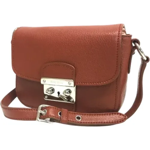 Pre-owned > Pre-owned Bags > Pre-owned Cross Body Bags - - Miu Miu Pre-owned - Modalova