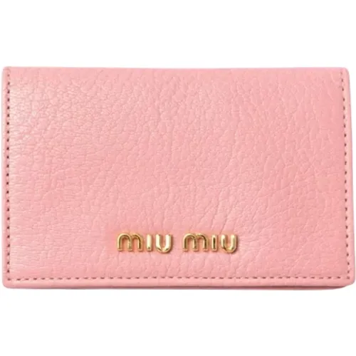 Pre-owned > Pre-owned Accessories > Pre-owned Wallets - - Miu Miu Pre-owned - Modalova