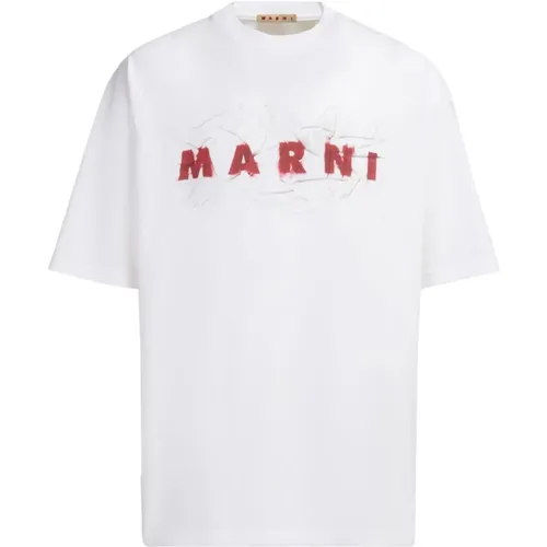 Marni - Tops > T-Shirts - White - Marni - Modalova