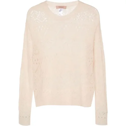 Knitwear > Round-neck Knitwear - - Twinset - Modalova