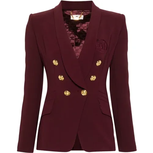 Jackets > Blazers - - Elisabetta Franchi - Modalova