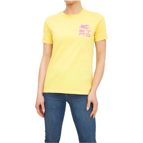 Etro - Tops > T-Shirts - Yellow - ETRO - Modalova