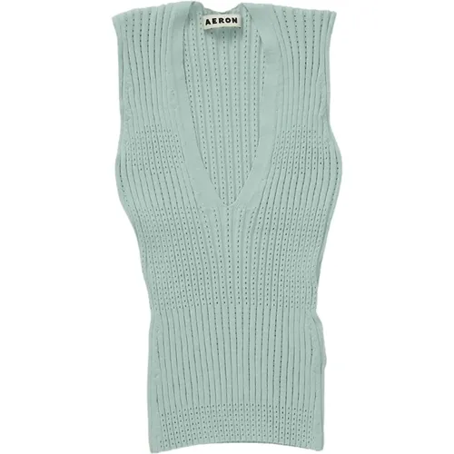 Knitwear > V-neck Knitwear - - Aeron - Modalova