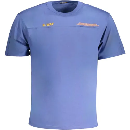 K-Way - Tops > T-Shirts - Blue - K-way - Modalova