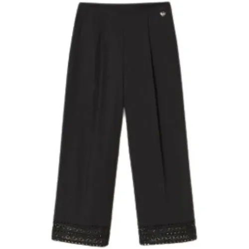 Trousers > Cropped Trousers - - Twinset - Modalova