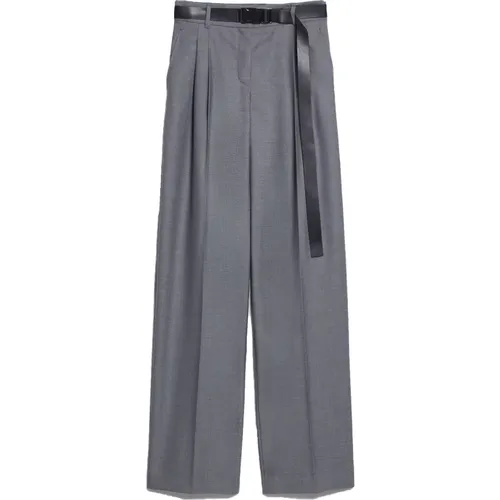 Trousers > Wide Trousers - - Max Mara Studio - Modalova