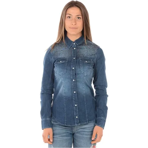 Blouses & Shirts > Denim Shirts - - Liu Jo - Modalova