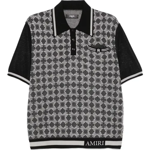 Amiri - Tops > Polo Shirts - Gray - Amiri - Modalova