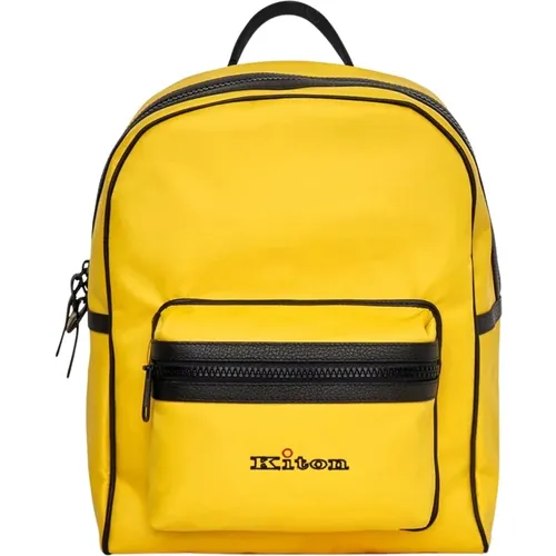 Kiton - Bags > Backpacks - Yellow - Kiton - Modalova