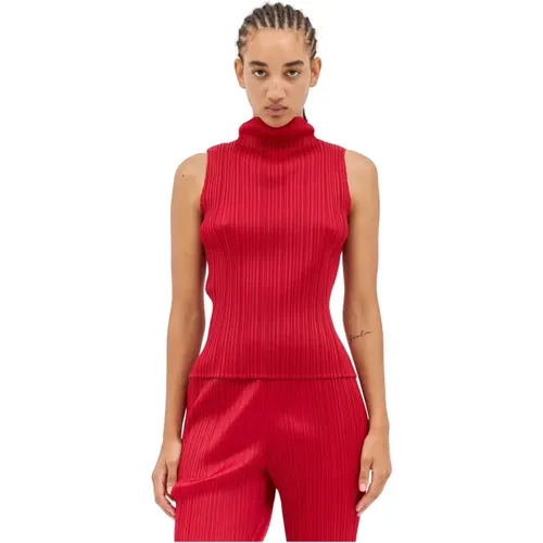 Tops > Sleeveless Tops - - Issey Miyake - Modalova