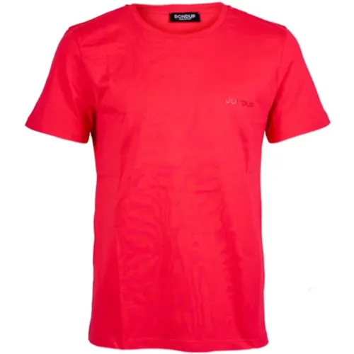 Dondup - Tops > T-Shirts - Red - Dondup - Modalova